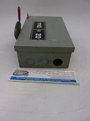 General Electric TG4321 General Duty Fusible Safety Switch — product image 6 of 8