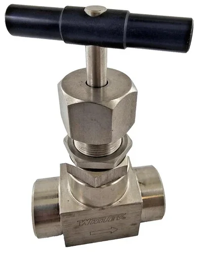 Whitey SS-7RF6 Stainless Steel Needle Valve, 3/8" Tube — product image 4 of 7