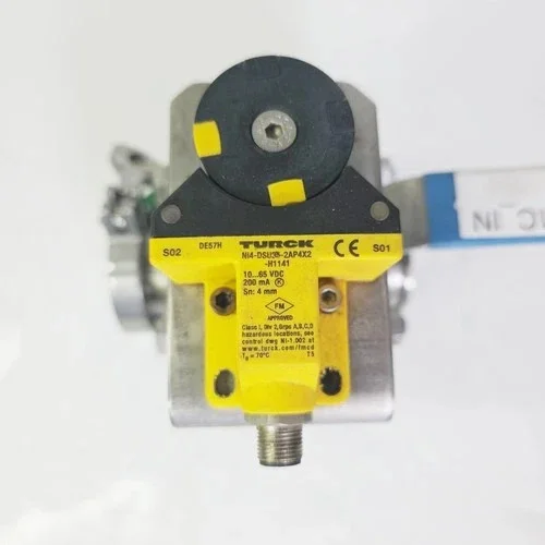 PBM 2" Series 2 Three-Way Manual Ball Valve DIHLH9X-G10-04-N325 316L with Turck Limit Switch — product image 5 of 5