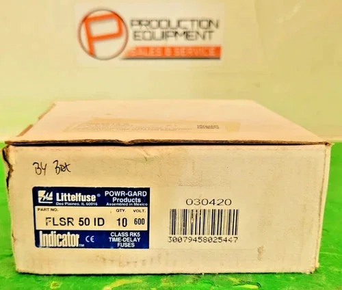 Littelfuse FLSR050ID Class RK5 Time-Delay Indicating Fuse, 50A, 600V, Lot of 10 — primary product image