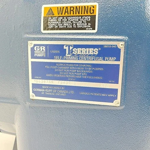 Gorman-Rupp T3A3S-B 3" x 3" Self-Priming Centrifugal Pump — product image 4 of 6