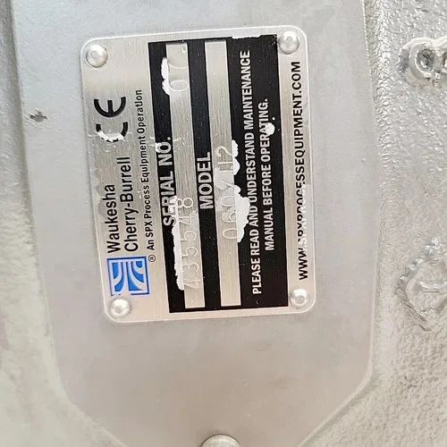 Waukesha Cherry-Burrell 060 U2 Positive Displacement Pump 3" 316SS — product image 2 of 20