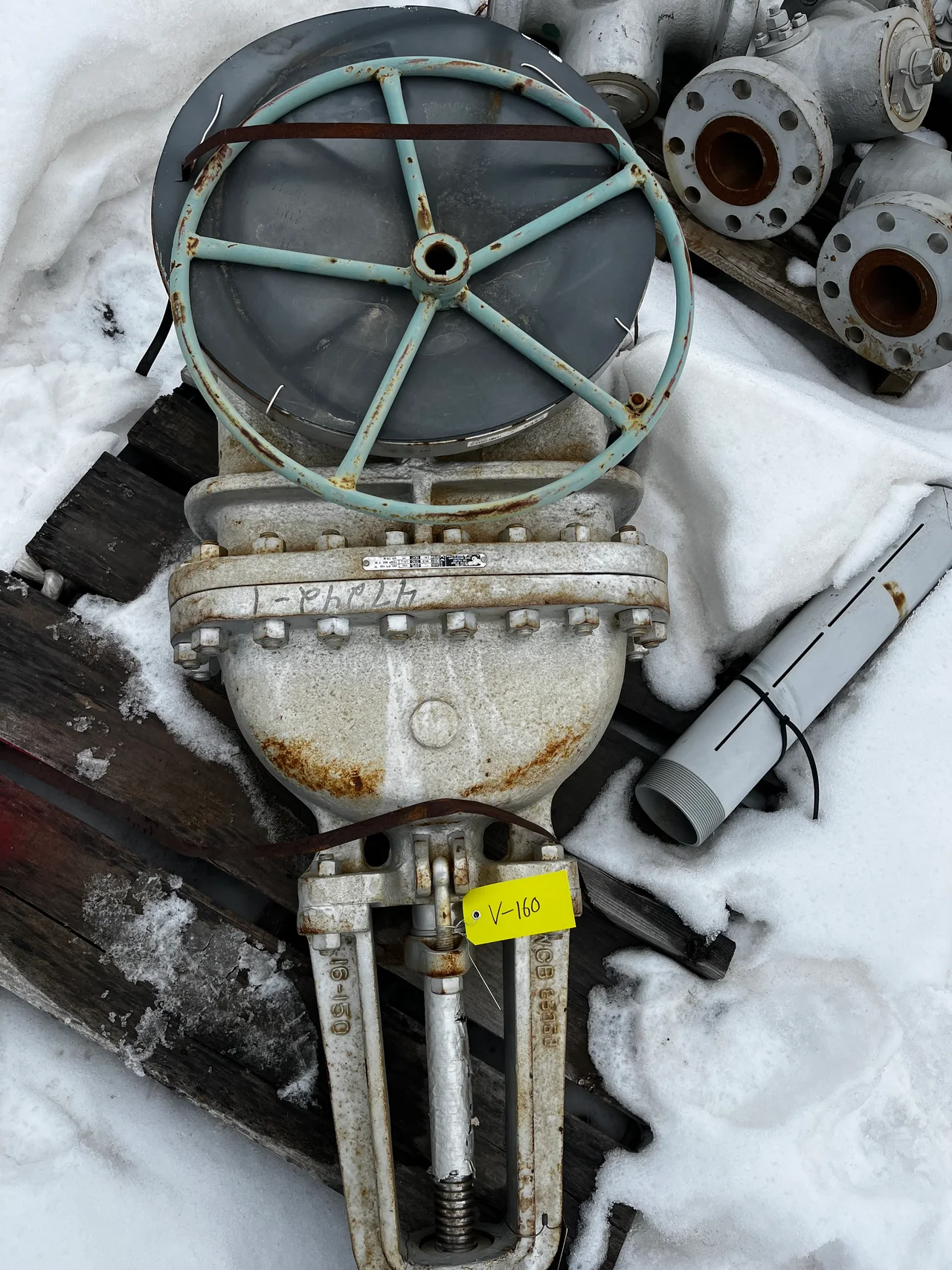 Velan 6 Inch Class 150 Cast Steel Gate Valve Fig. 430 — product image 2 of 3
