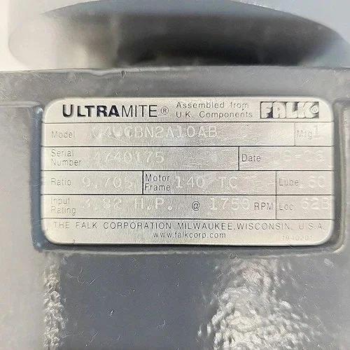 Waukesha Cherry-Burrell Universal II 030U2-SP Positive Displacement Rotary Lobe Pump 316SS with Marathon 3HP Motor and Falk Gearbox — product image 4 of 6