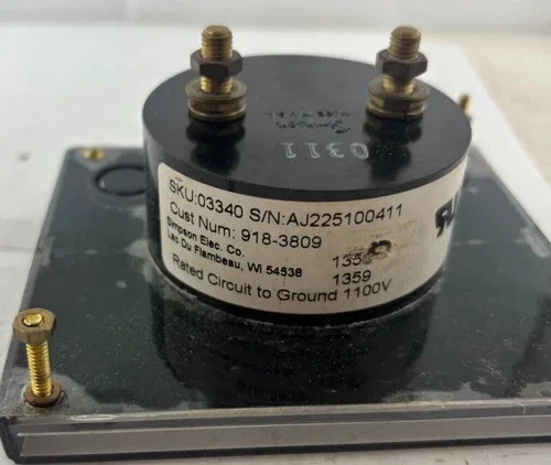 Simpson 1359 Wide-Vue Panel Mount AC Ammeter 0-50A with Current Transformer — product image 4 of 5