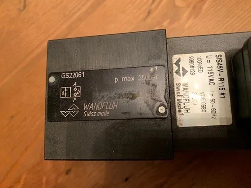 Wandfluh GS22061 Solenoid Valve SIS45V-R115 #1 BSPP 2-Way 1/4" — product image 5 of 5