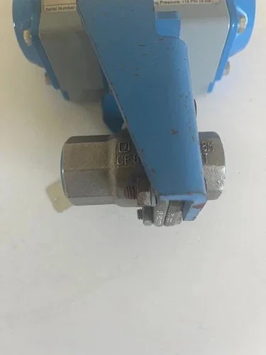 Jamesbury 3/4 Inch Ball Valve 3/4-213600TTAQ with VPVL051 Double Acting Pneumatic Actuator — product image 6 of 7