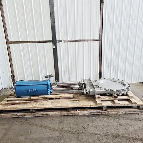 Dezurik 24" KGC-ES CL-150 Actuated Knife Gate Valve 9686148R001 316SS — product image 5 of 6