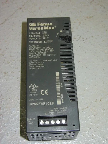 GE Fanuc VersaMax Expanded Power Supply IC200PWR102B — product image 2 of 3
