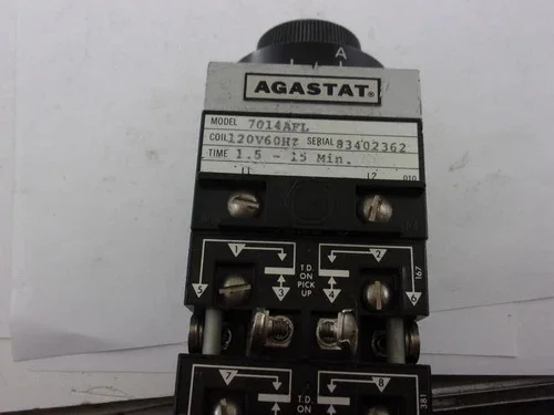 Agastat 7014AF Time Delay Relay 90-900sec 120V-AC — product image 2 of 6