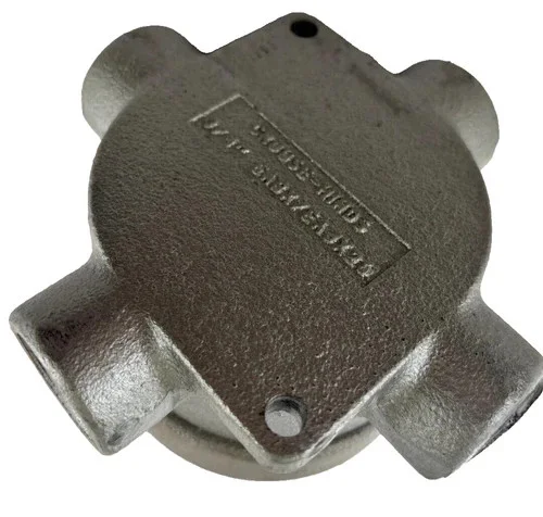 Crouse-Hinds EAJX26 Condulet Outlet Box with 3-3/16" Cover Opening and Ground Screw — product image 4 of 6