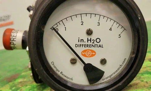Orange Research 1831DG-1A-3.5B Differential Pressure Gauge, 0-5 inH2O — product image 2 of 4