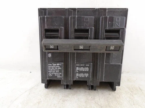 Murray MP350 50 Amp 240 VAC 3 Pole Type MP-T Circuit Breaker — primary product image