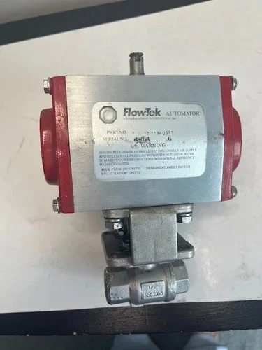 FlowTek Bray 1/2" Pneumatic Actuated Ball Valve — primary product image