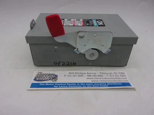 Siemens General Duty Safety Switch GF221N 30A 240V 2P Fusible NEMA 1 — product image 5 of 6