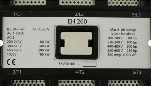 ABB EH260 Contactor EH-260-30-22 (New Aftermarket) — product image 2 of 7