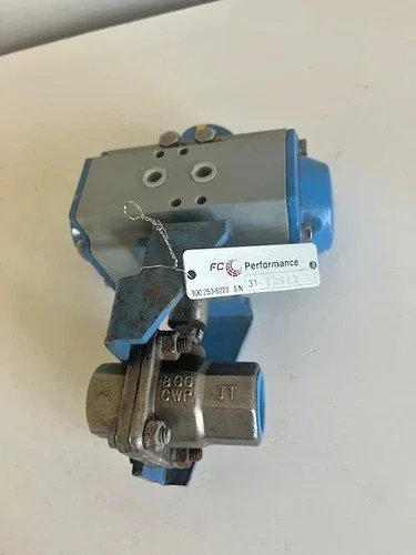 Jamesbury 3/4 Inch Ball Valve 3/4-213600TTAQ with VPVL051 Double Acting Pneumatic Actuator — product image 7 of 7