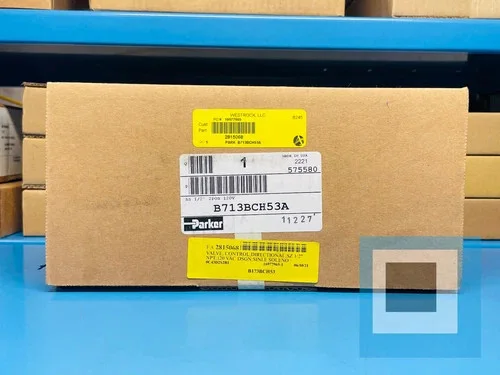 Parker B713BCH53A B7 Series Inline Hydraulic Valve 4-Way 2-Position
