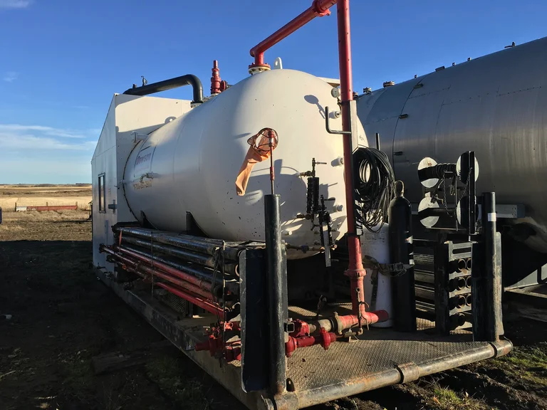 Wells-Hall 7' x 13' Horizontal Test Separator Unit