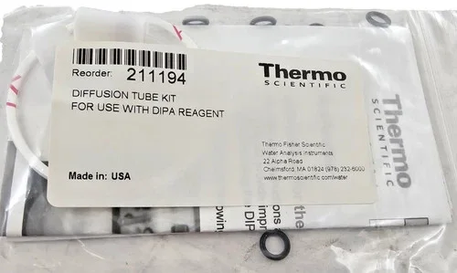 Thermo Scientific 211194 Diffusion Tube Kit For Use With DIPA Reagent