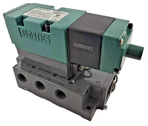 Numatics 554SA402K000030 Solenoid Valve with Speed Control and Regulator Plug-In Assembly