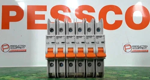 Weidmuller BR1C15UC 15A 1-Pole UL 489 Circuit Breaker (Lot of 6)