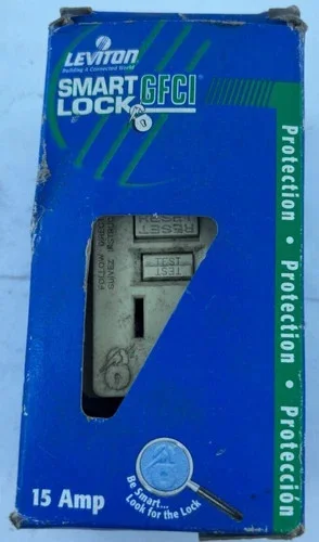 Leviton SmartLock GFCI 15 Amp Duplex Receptacle