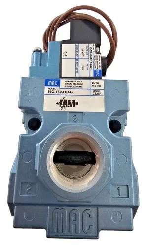 MAC Valves 56C-17-841CA Solenoid Valve with 130B-841CAAA Solenoid, 125VDC