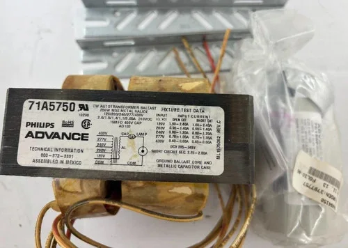 Philips Advance Core & Coil Ballast Kit 71A5750-001D for 250W Metal Halide Lamps