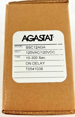 AGASTAT SSC12AGA Timing Relay 120VAC/120VDC 10-300 Sec On Delay