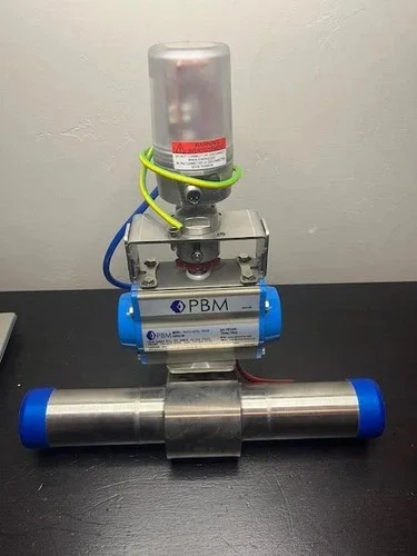 PBM PV-CL455-0052 1/2" Automatic Flush Bottom Valve with 2" Tubing Assembly