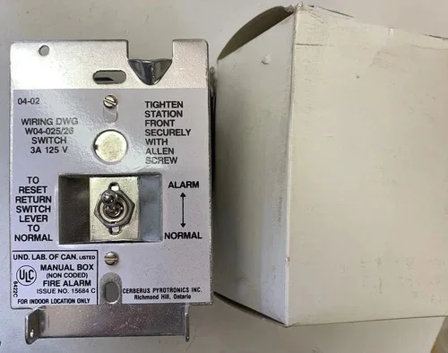 Cerberus Pyrotronics Manual Alarm Box 500-047681