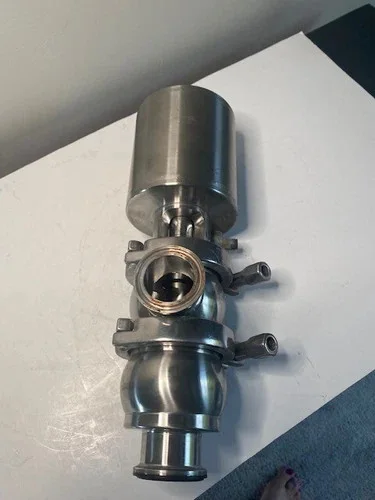 A3 Sanitary Divert Valve 1.5 Inch with Pneumatic Actuator Normally Closed PN6