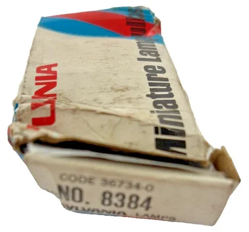 Sylvania 8384 Miniature Lamp Bulbs - Box of 10