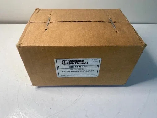 Watson McDaniel SIB-13-N-450 Inverted Bucket Steam Trap 3/4" NPT 450 PSIG Stainless Steel
