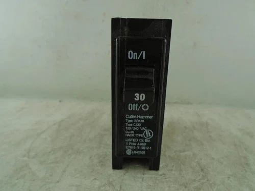 Cutler-Hammer BR130 Single Pole Circuit Breaker