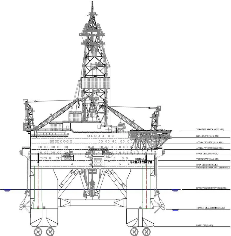2016 Sixth Generation Ultra-Deepwater Semisubmersible