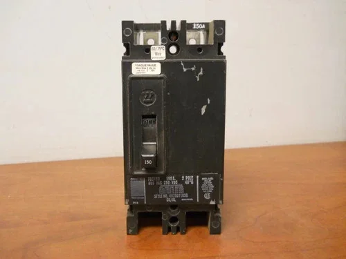 Westinghouse FB2150 150A 2-Pole 600V Molded Case Circuit Breaker