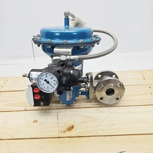 Dezurik 1.5" VPB Actuated Ball Valve 9656312R001 with ABB PositionMaster EDP300
