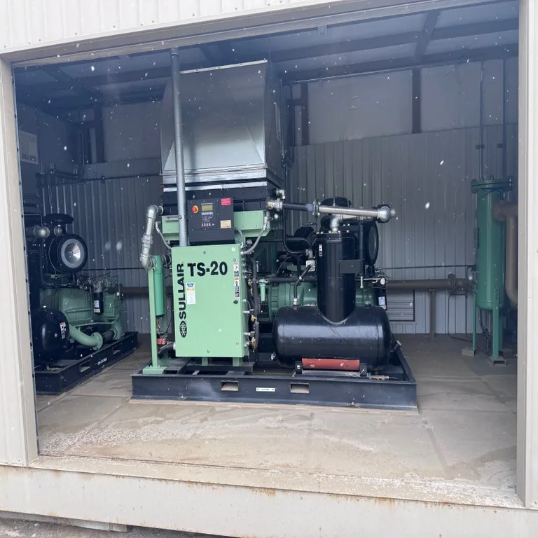 Sullair TS20C-250 Duplex Skid-Mounted Rotary Screw Air Compressor Package