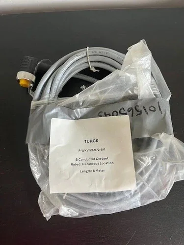 Turck P-WKV 52-972-6M 5 Conductor Cordset, 6 Meters