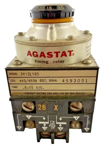 Agastat 2412L10C Pneumatic Timing Relay