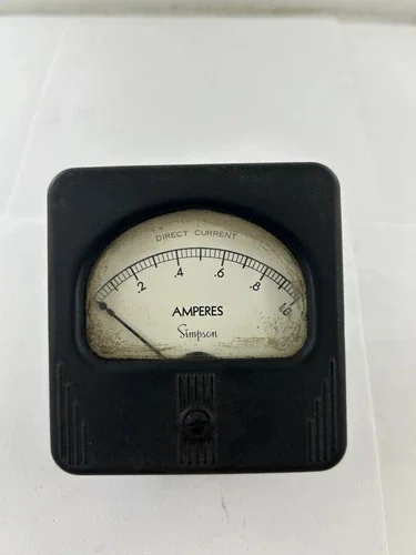 Simpson Analog DC Ammeter 0-10A