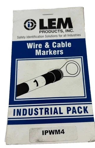 LEM Products IPWM4 Industrial Pack Wire Markers