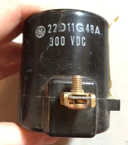 General Electric 22D11G48A Solenoid Coil 300V DC