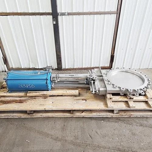 Dezurik 24" KGC-ES CL-150 Actuated Knife Gate Valve 9686148R001 316SS