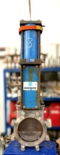 Orbinox 8-inch Stainless Steel Knife Gate Valve Model 20-3434MI