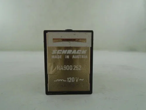 Schrack RA900252 Plug-in General Purpose Relay 120V AC