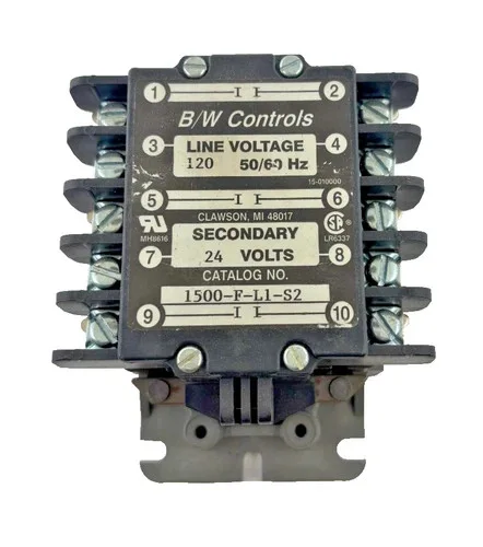B/W Controls 1500-F-L1-S2 Induction Relay