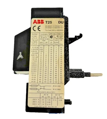 ABB T25 DU 1.8 Thermal Overload Relay